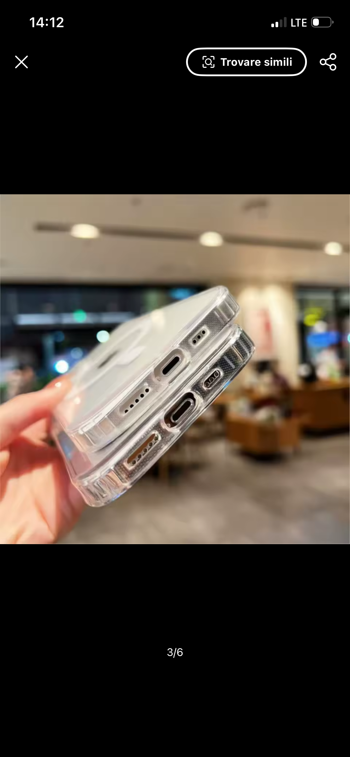 Custodia Magnetica Trasparente Originale per iPhone