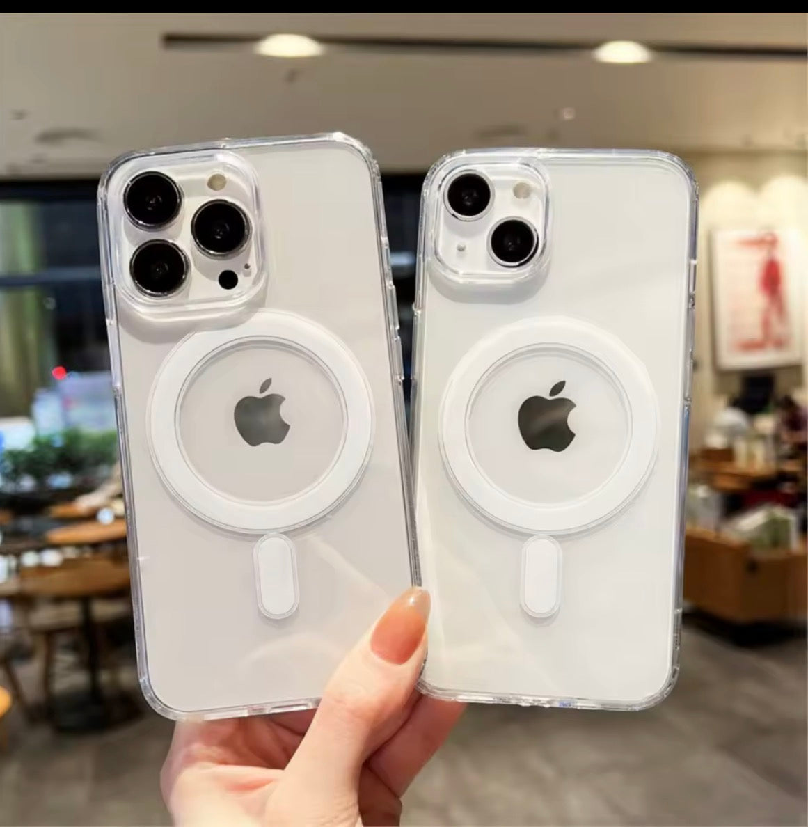 Custodia Magnetica Trasparente Originale per iPhone